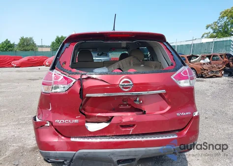 2016 Nissan Rogue Sv из США, поврежденный, VIN KNMAT2MV6GP652054